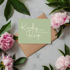 Willow RSVP Wedding Party Cards | Pack of 10 | A6 - Larosier Prints