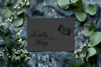 The Lovers Tarot Wedding Invitation Suite | Charcoal