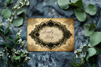 Lace Oval Wedding RSVP Cards | Pack Of 10 A6