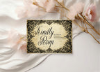 Black Lace Wedding In Loving Memory Sign