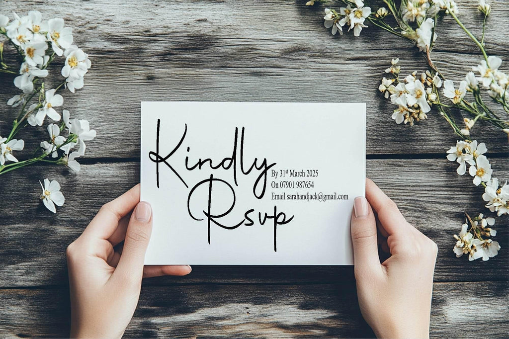 Minimalist Wedding Invitation Suite - Larosier Prints