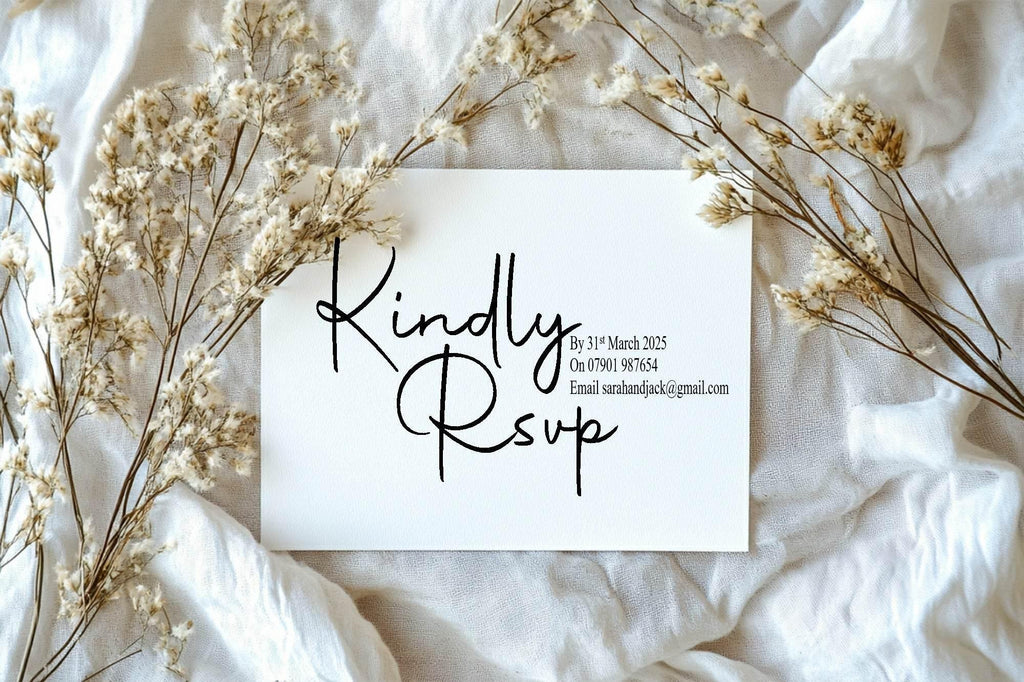 Minimalist Wedding Invitation Suite - Larosier Prints