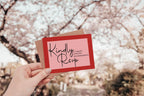 Red & Pink RSVP Wedding Party Cards | Pack of 10 - Larosier Prints