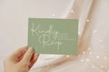 Willow RSVP Wedding Party Cards | Pack of 10 | A6 - Larosier Prints
