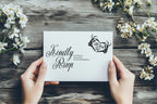 The Lovers Tarot Wedding Invitation Suite | White