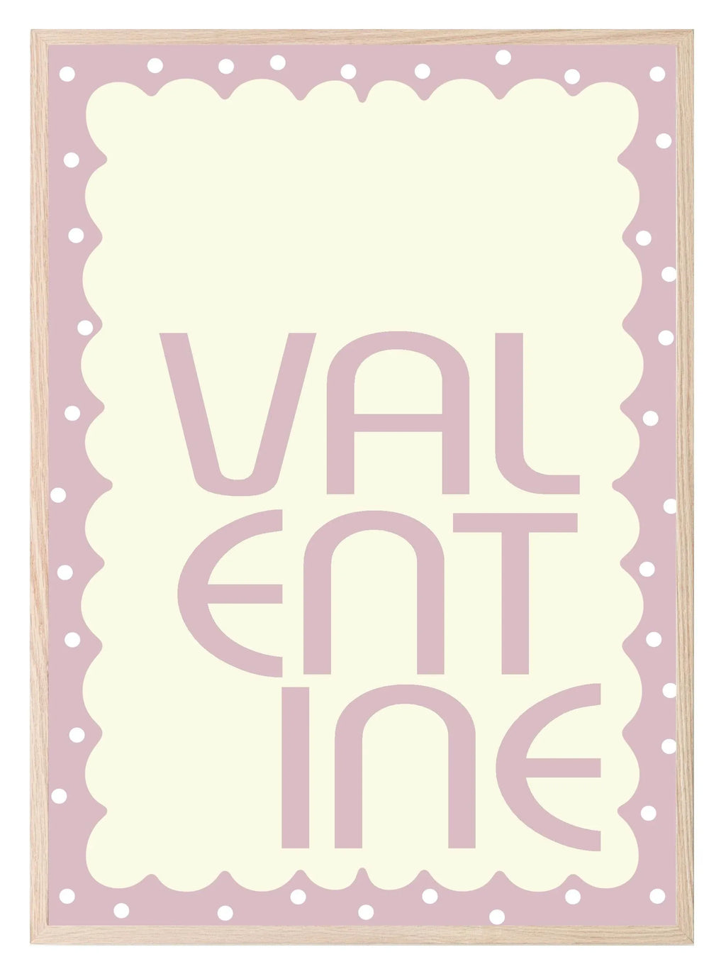 Valentine Print | Pink or Red Wall Art - Larosier Prints