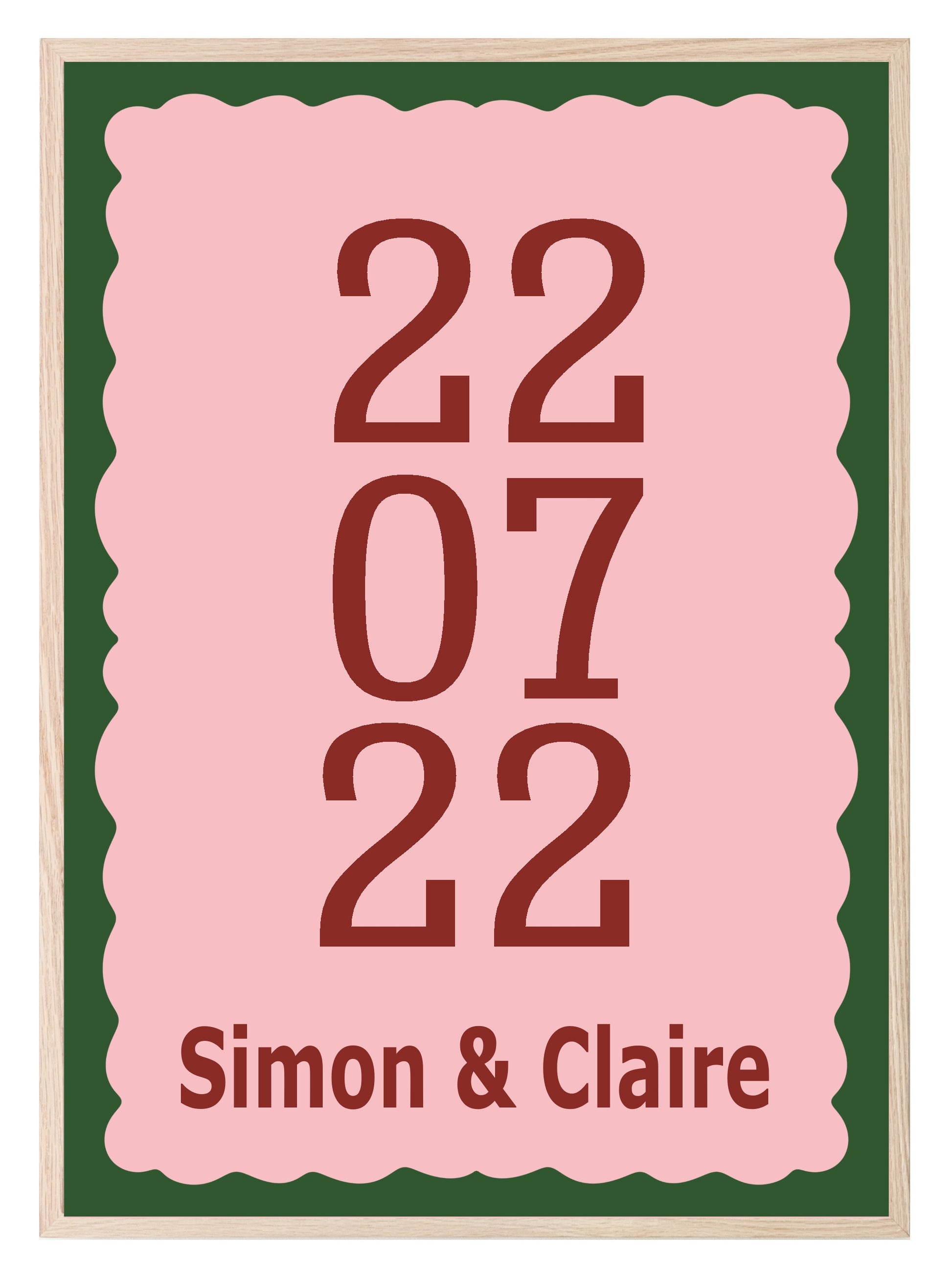 Personalised Special Date Print | Anniversary Wall Art