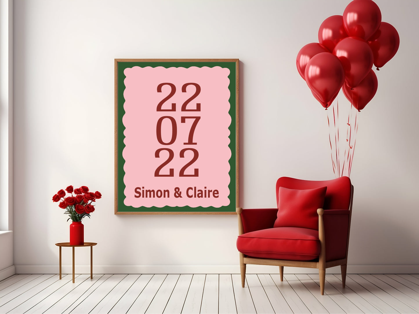 Personalised Special Date Print | Anniversary Wall Art