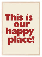 This Is Our Happy Place Print | Romantic Wall Art - Larosier Prints