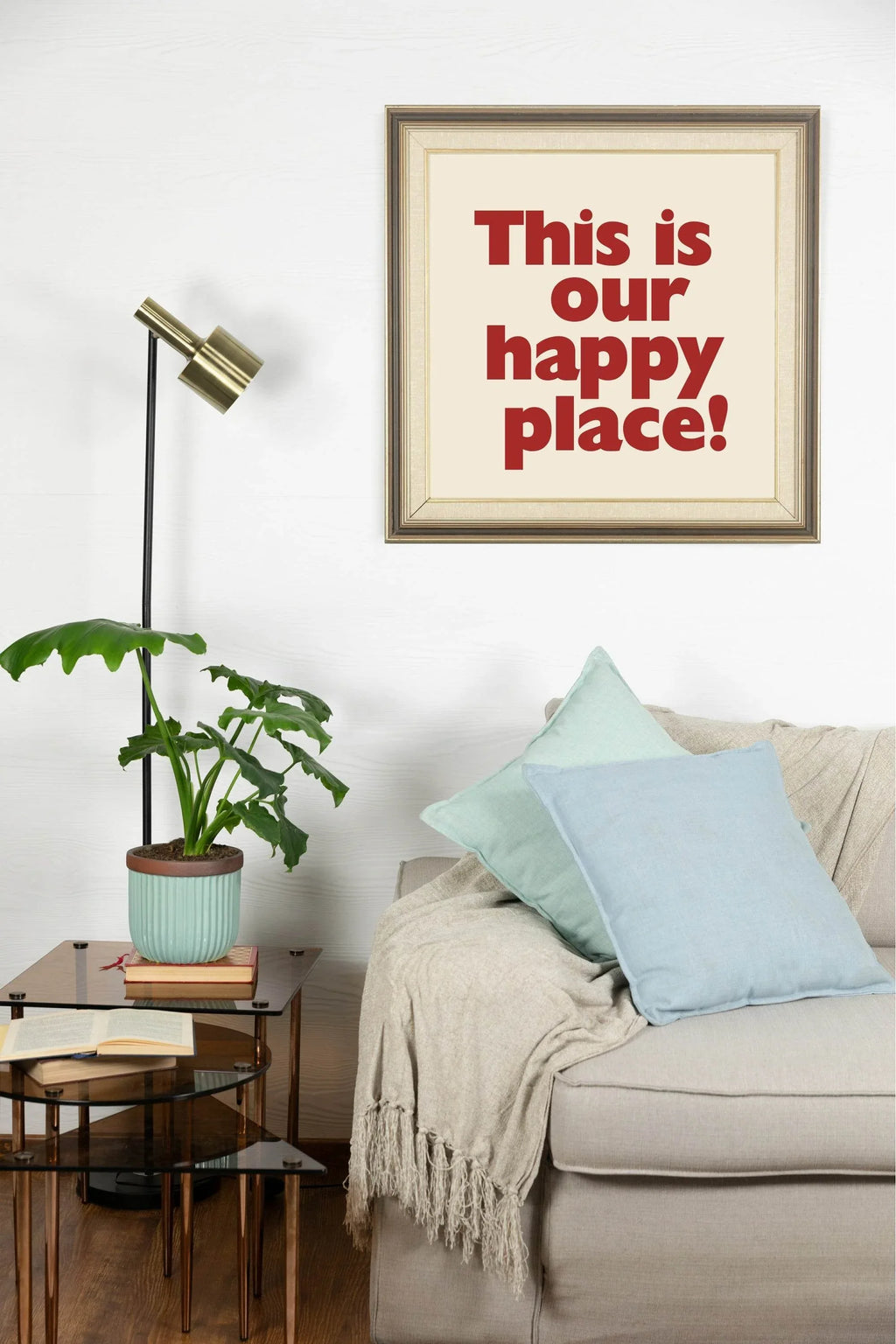 This Is Our Happy Place Print | Romantic Wall Art - Larosier Prints