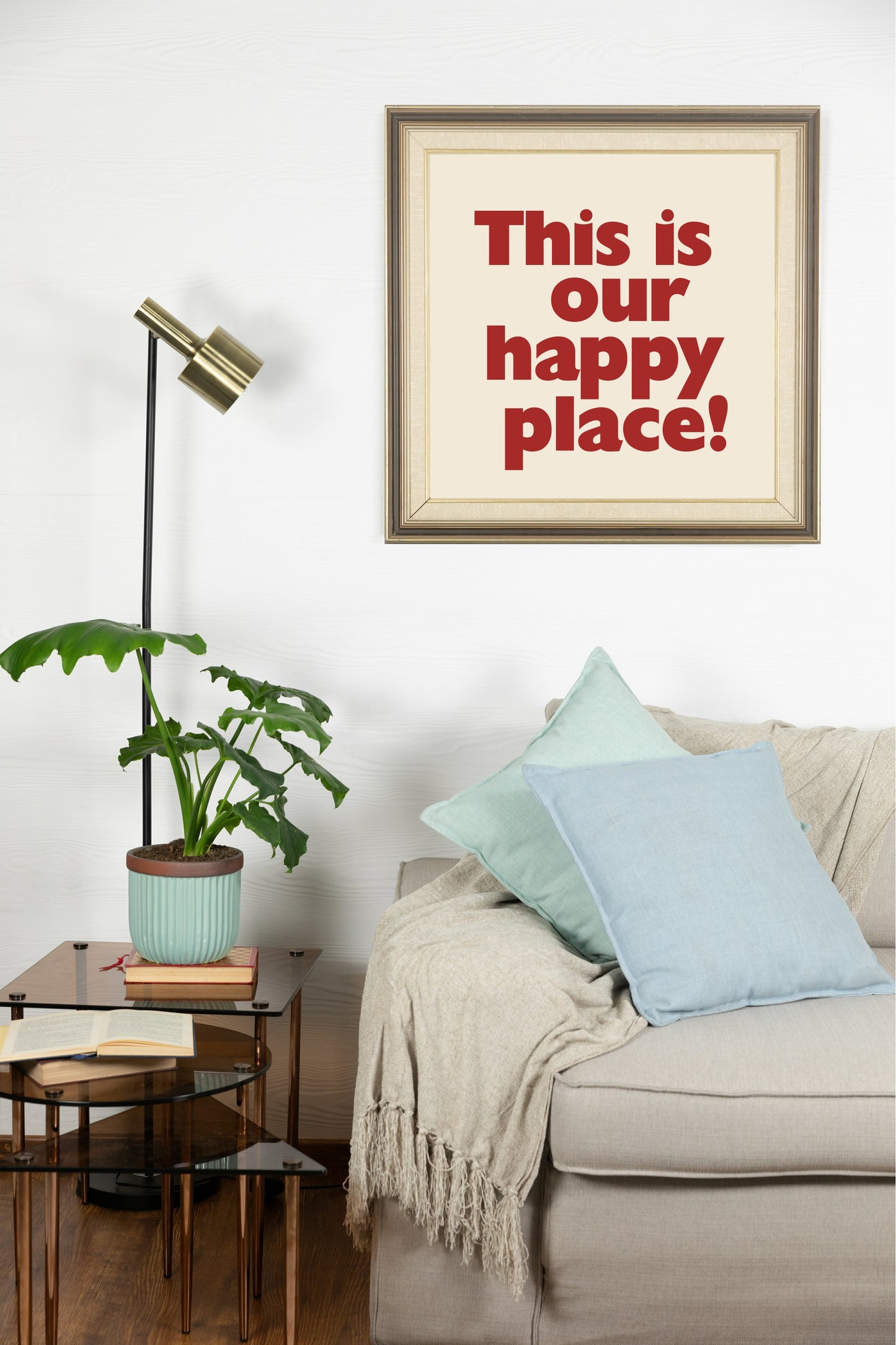 This Is Our Happy Place Print | Romantic Wall Art