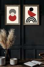 Geometric Shapes Print | Abstract Wall Art - Larosier Prints