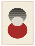 Abstract Circles Print | Geometric Shapes | Family & Love Wall Art - Larosier Prints