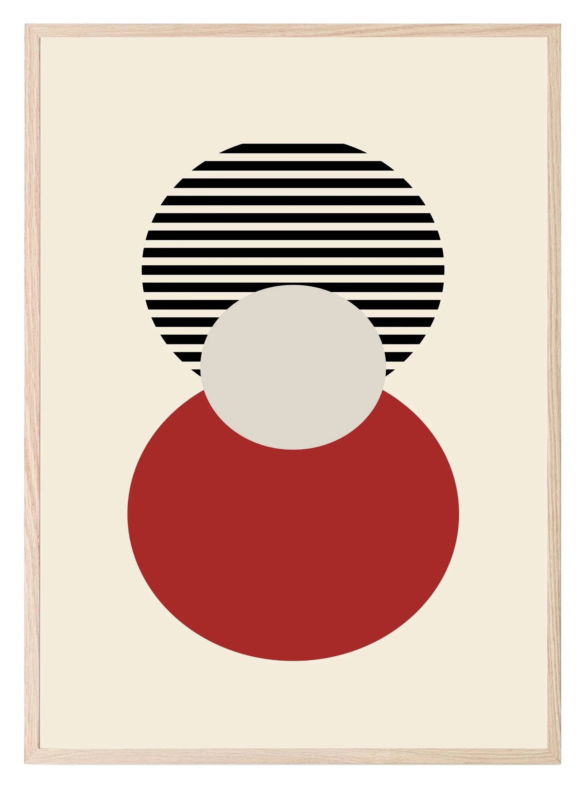 Abstract Circles Print | Geometric Shapes | Family & Love Wall Art - Larosier Prints