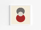 Abstract Circles Print | Geometric Shapes | Family & Love Wall Art - Larosier Prints