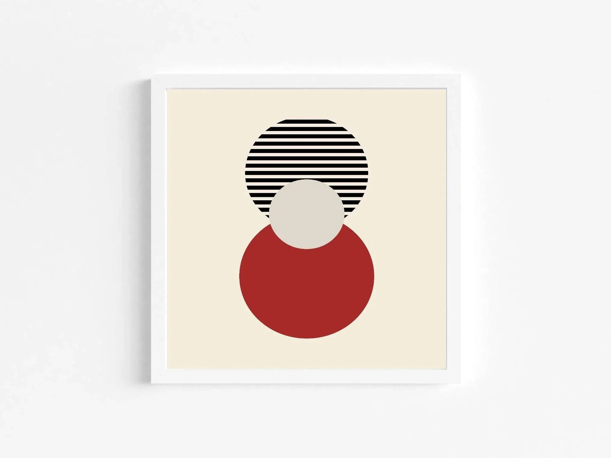 Abstract Circles Print | Geometric Shapes | Family & Love Wall Art - Larosier Prints