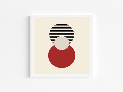 Abstract Circles Print | Geometric Shapes | Family & Love Wall Art