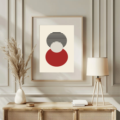 Abstract Circles Print | Geometric Shapes | Family & Love Wall Art