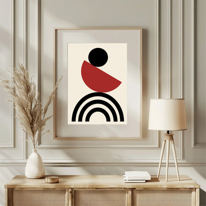 Geometric Shapes Print | Abstract Wall Art