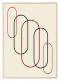 Abstract Circles Print | Family & Love Wall Art - Larosier Prints