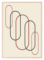 Abstract Circles Print | Family & Love Wall Art - Larosier Prints
