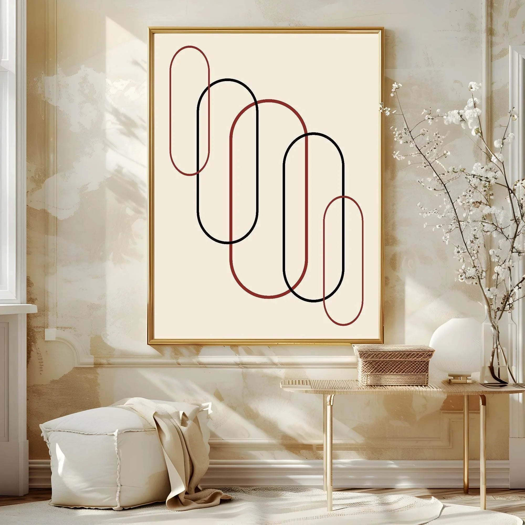 Abstract Circles Print | Family & Love Wall Art - Larosier Prints