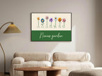 Personalised Flowers Print | Family Wall Art - Larosier Prints