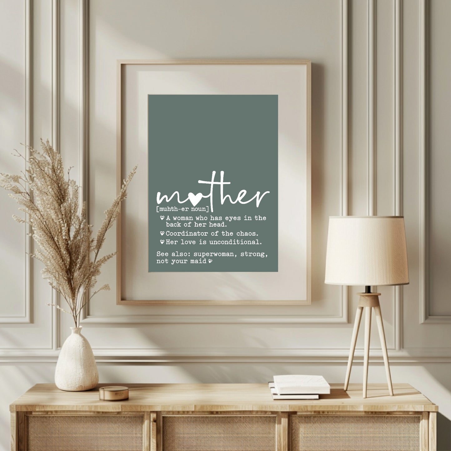 Mother Definition Print | Mother's Day Wall Art