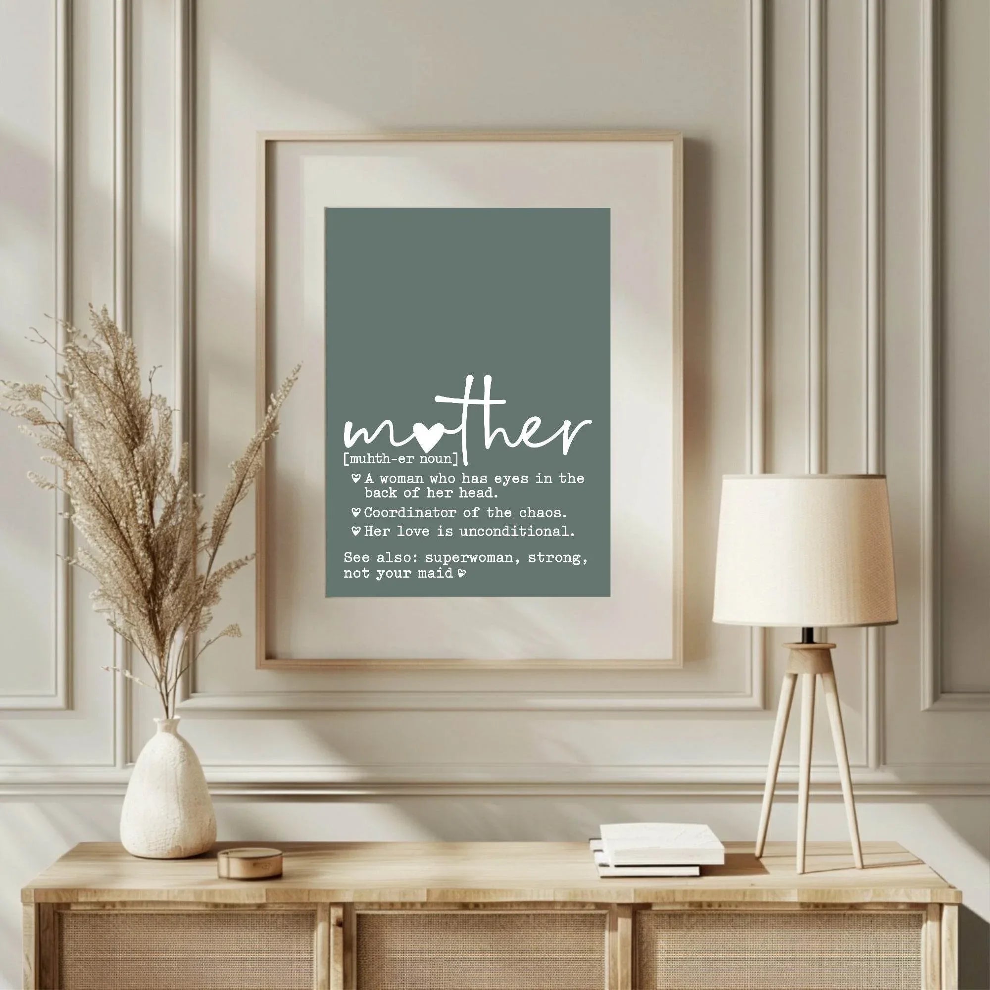 Mother Definition Print | Mother's Day Wall Art - Larosier Prints