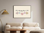 Mum Love Hearts Print | Mother's Day Wall Art - Larosier Prints