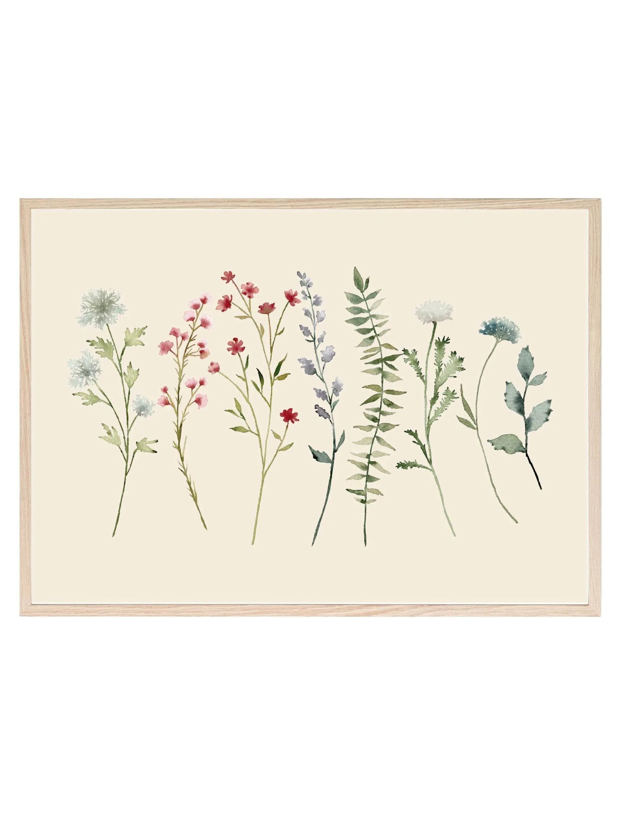 Spring Flowers Print | Spring Collection | Floral Wall Art - Larosier Prints
