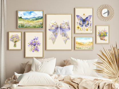 Spring Landscape Prints | Floral Hills | Spring Collection Wall Art