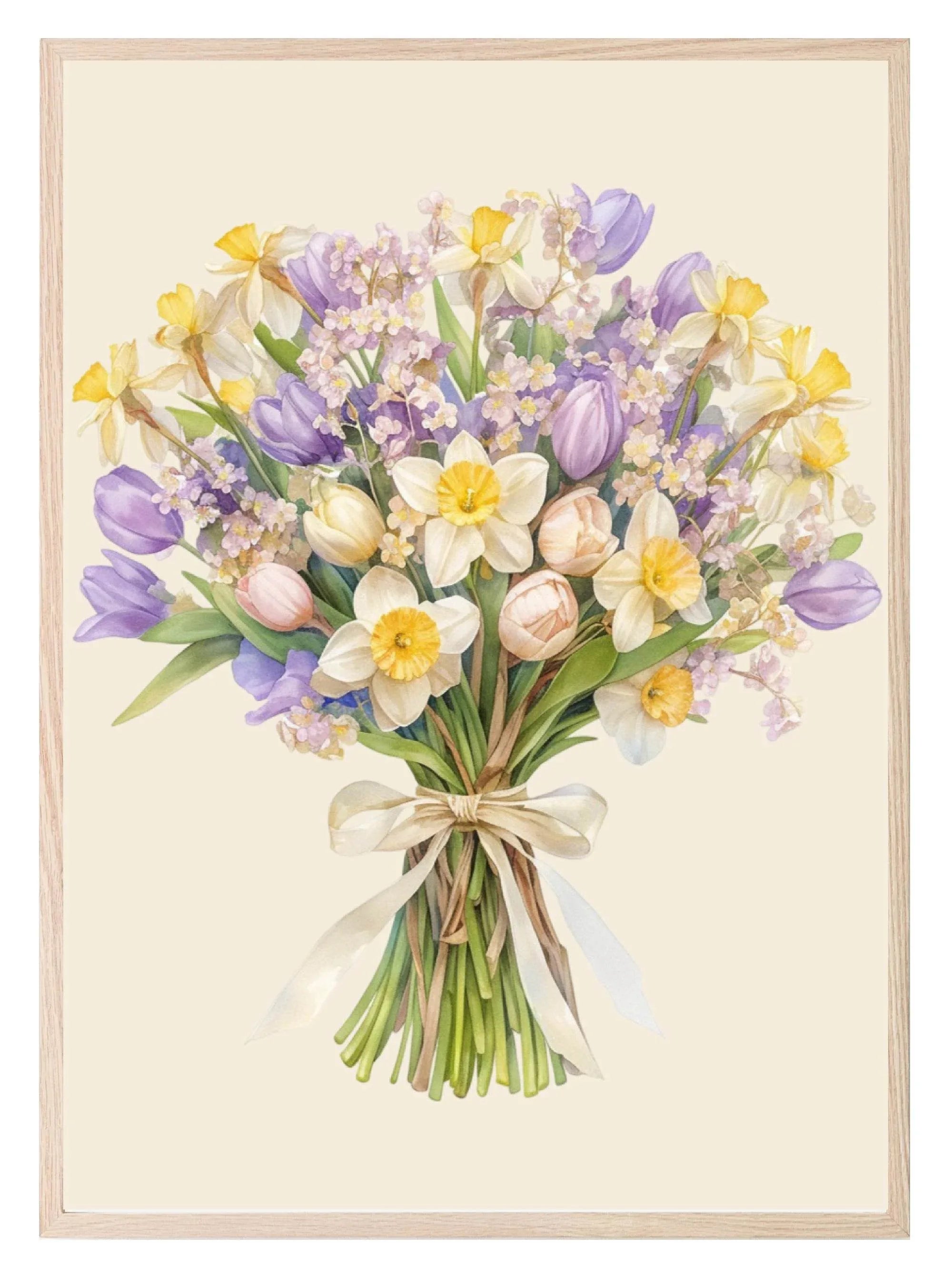 Spring Bouquet Print | Spring Collection | Floral Wall Art - Larosier Prints