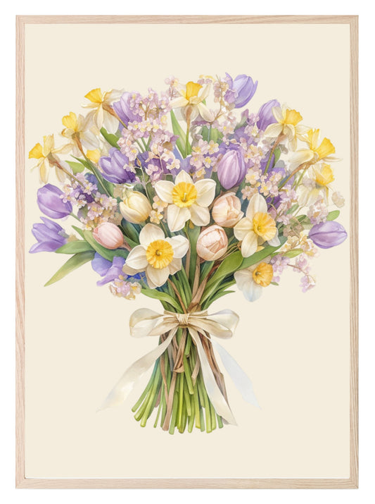 Spring Bouquet Print | Spring Collection | Floral Wall Art