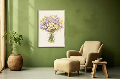 Spring Bouquet Print | Spring Collection | Floral Wall Art