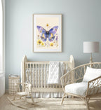 Butterfly Print | Spring Collection | Floral Wall Art - Larosier Prints