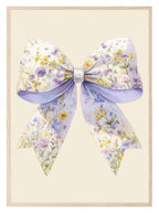 Floral Bow Print | Spring Collection Wall Art - Larosier Prints