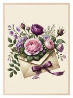 Floral Letter Print | Spring Collection Wall Art - Larosier Prints
