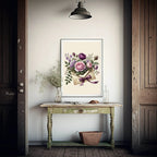 Floral Letter Print | Spring Collection Wall Art - Larosier Prints