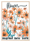 Flower Market Print | New York | Spring Collection Wall Art - Larosier Prints