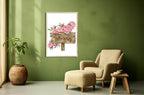 Hello Spring Print | Floral | Spring Collection Wall Art - Larosier Prints