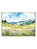 Spring Landscape Prints | Floral Hills | Spring Collection Wall Art - Larosier Prints