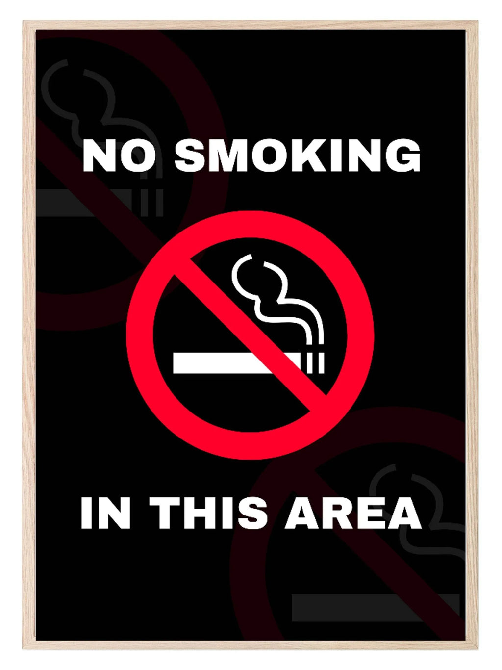 No Smoking Print | Useful & Fun Wall Art - Larosier Prints