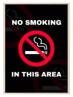 No Smoking Print | Useful & Fun Wall Art - Larosier Prints