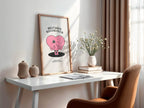 Self Love Social Club Print | Coquette Wall Art - Larosier Prints