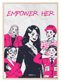 Empower Her Print | Inspirational Kids Wall Art - Larosier Prints