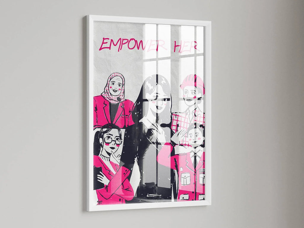 Empower Her Print | Inspirational Kids Wall Art - Larosier Prints