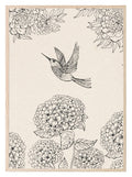 Humming Bird Print | Monochrome Wall Art - Larosier Prints