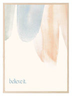 Believe It Print | Abstract Wall Art - Larosier Prints