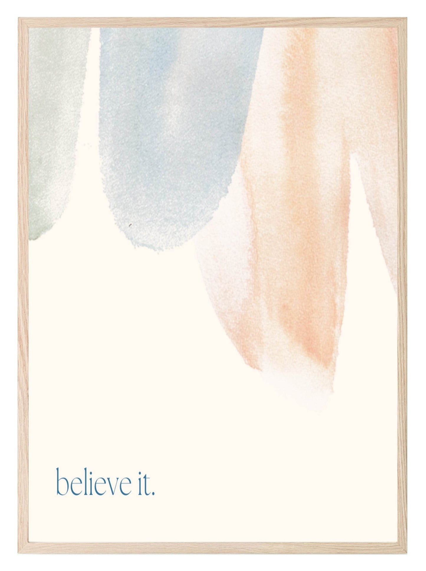 Believe It Print | Abstract Wall Art
